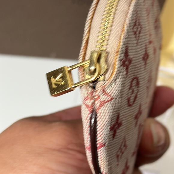 Louis Vuitton Monogram Mini Lin coin case in EUC - Picture 6 of 17